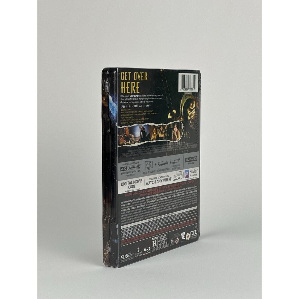 Mortal Kombat 4K Ultra HD Blu-ray Collectible Steelbook‎ Best Buy Exclusive - Picture 3 of 8